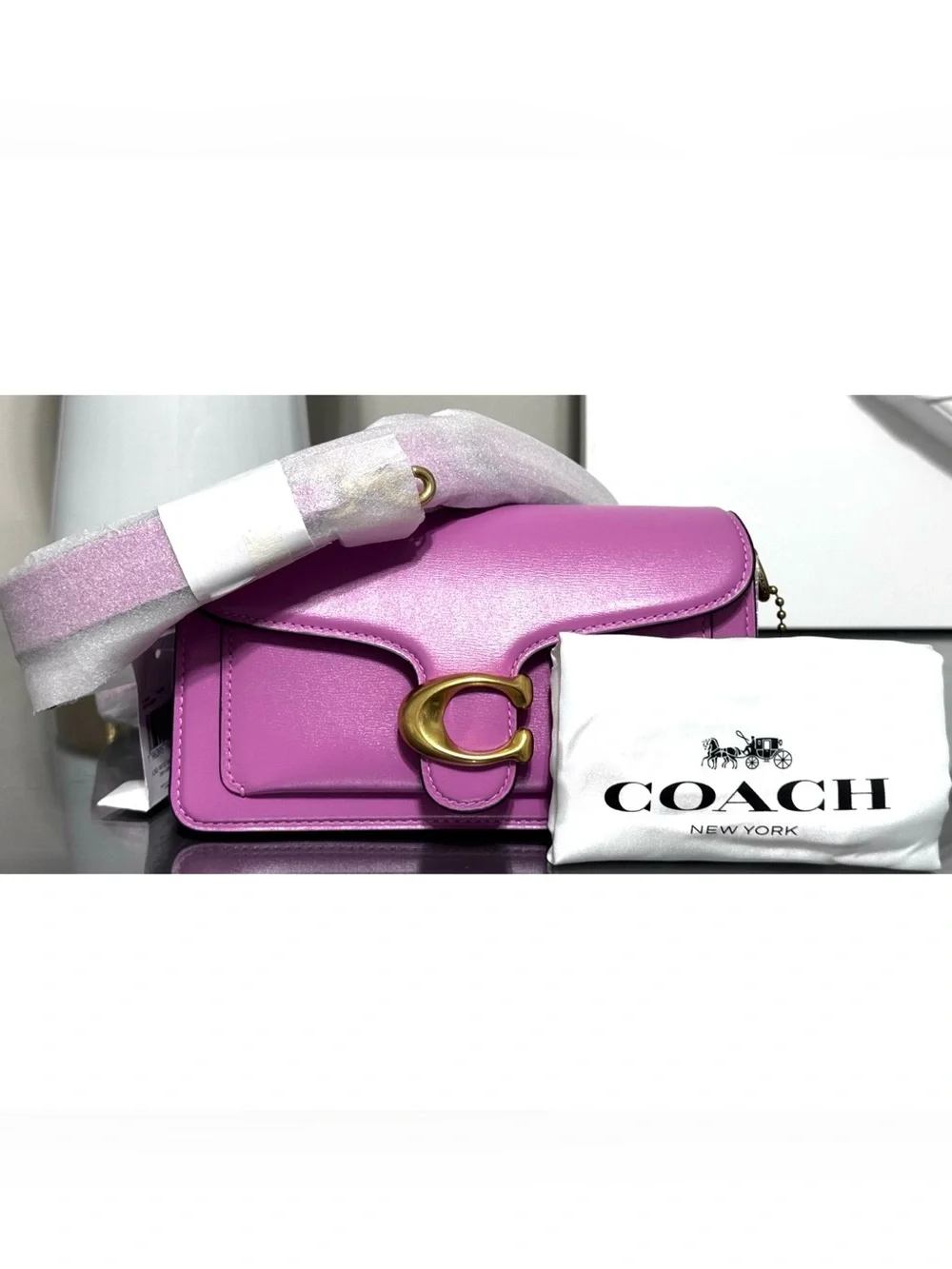 COACH Tabby Shoulder Bag 20, FUCHSIA PINK